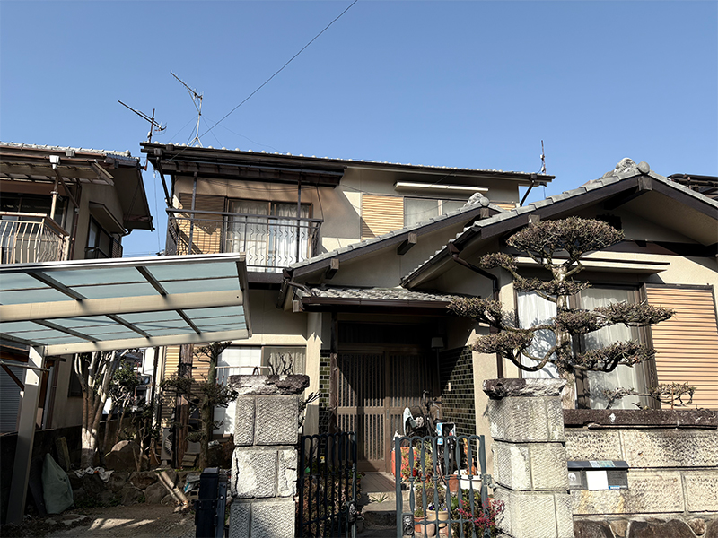 M様邸外壁塗装工事後の状態