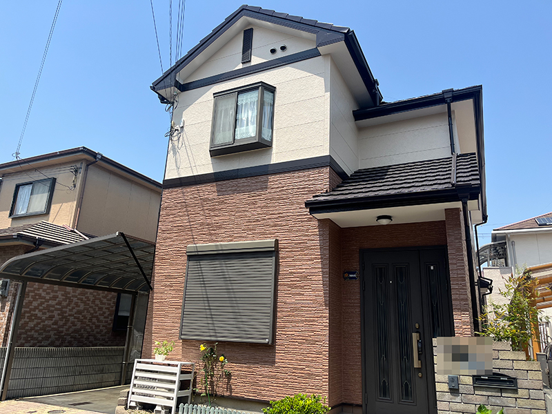 姫路市御立物件塗装後の写真